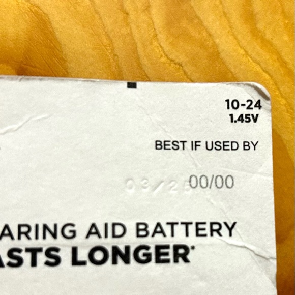 New Rayovac Hearing Aid Batteries 24 Pack / Size 10 - Picture 5 of 5